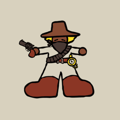 Animated gun accessory upgrade effect for Gunslinger's Revenge
